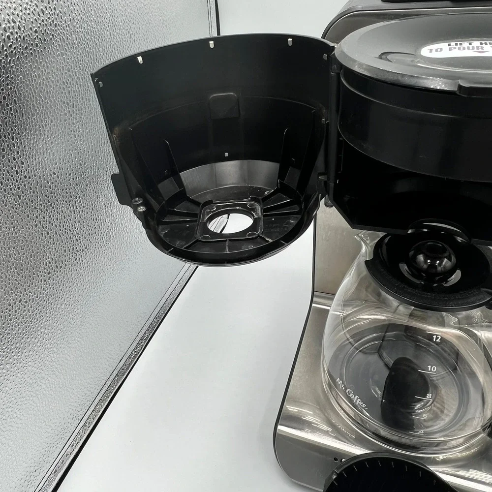 Mr. Coffee 12-Cup Programmable Coffee Maker Black Silver Good Strong Brew Delay